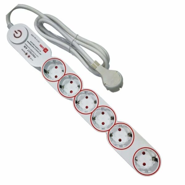  Multiprises 06 Prises Avec Protection CAMELEC